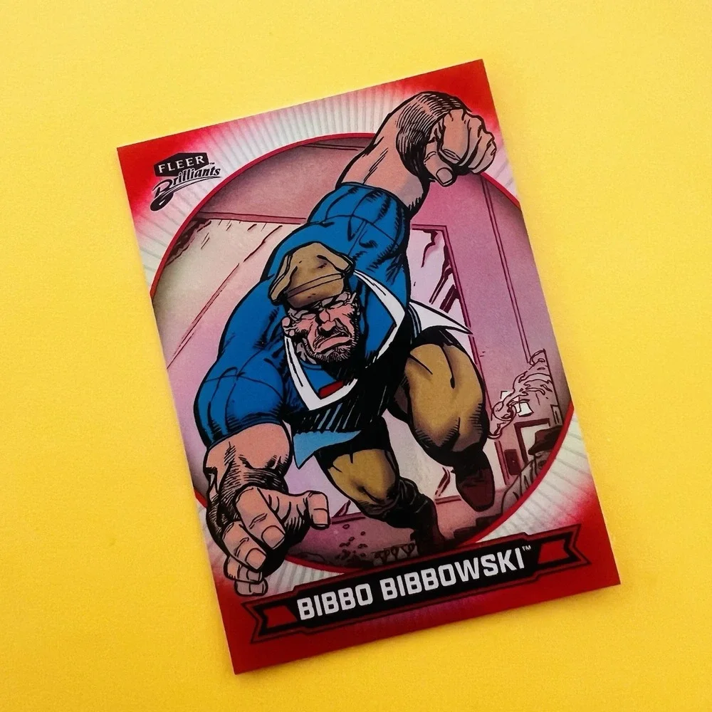 2025 Upper Deck Fleer Brilliants Superman Bibbo Bibbowski‎ Red Parallel #35 DC